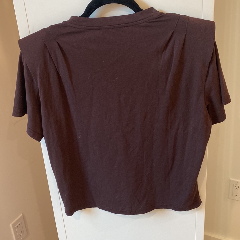NWOT Frame tee shirt with shoulder pads - Picture 3 of 3